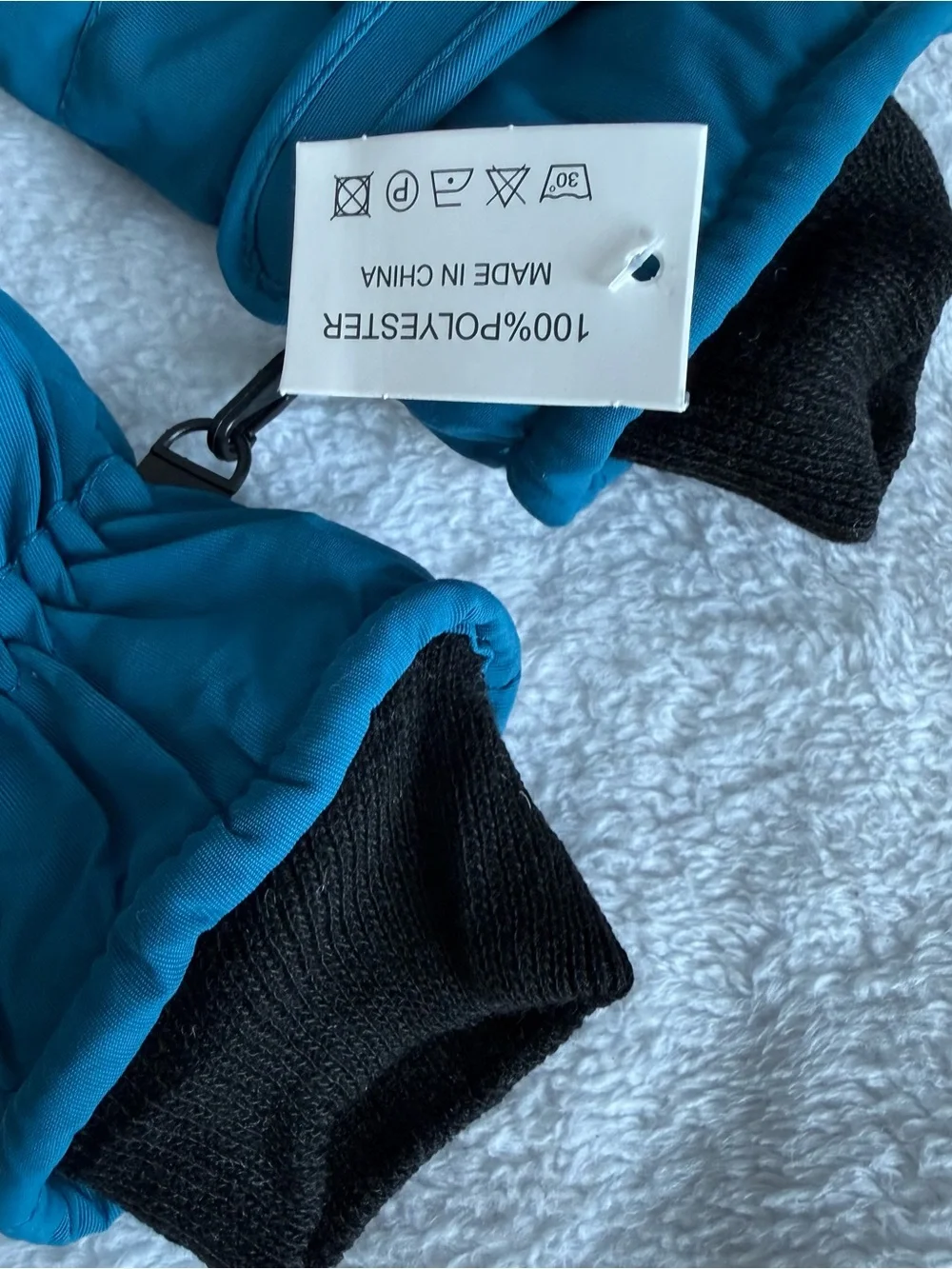 Amazon Kids Teal Blue Mittens